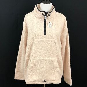 NWT Victoria’s Secret Sherpa Quarter Zip Jacket